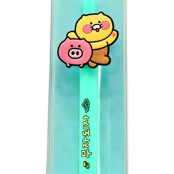 KAKAO FRIENDS Choonsik “Get Rich” Godsaeng Gel Pen Black Ink NIB - Picture 2 of 6